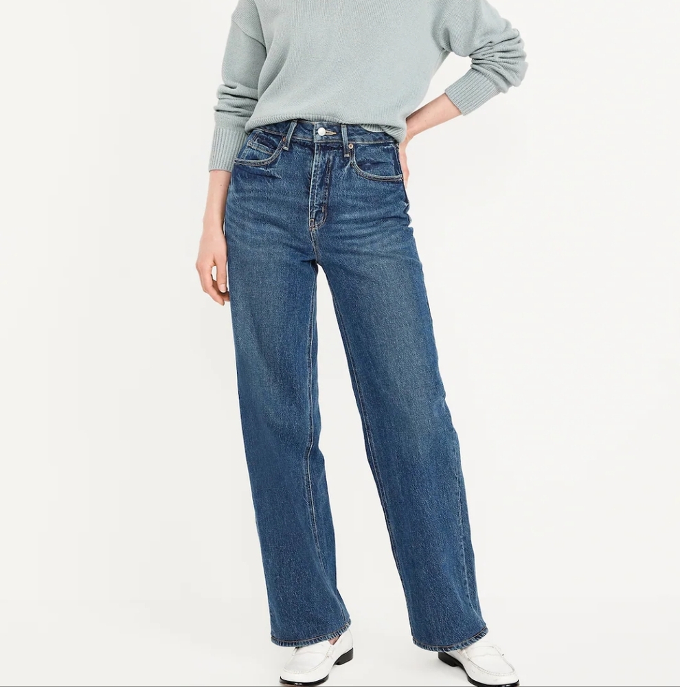 Extra High-Rise Wide leg Jeans